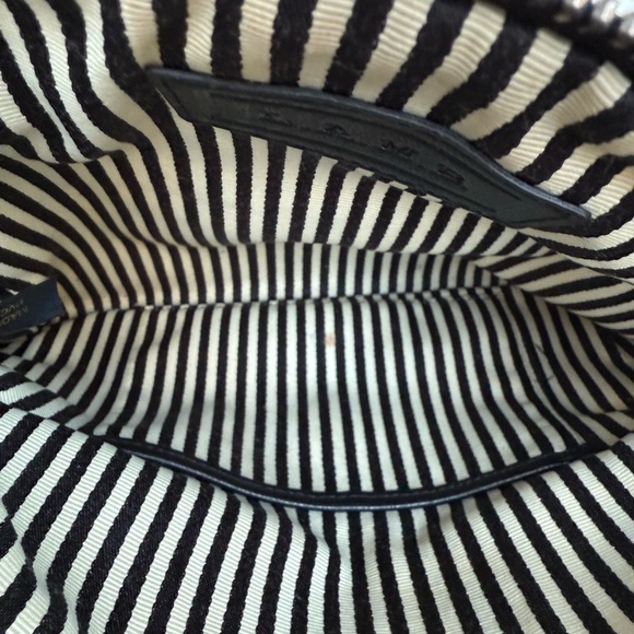 L.A.M.B. Clutch Geometric Black, white and Yellow - Picture 7 of 12